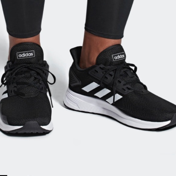 adidas duramo 9 black white